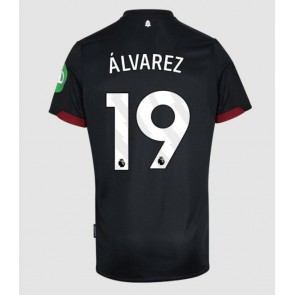 West Ham United Edson Alvarez #19 Venkovní Dres 2024-25 Krátký Rukáv